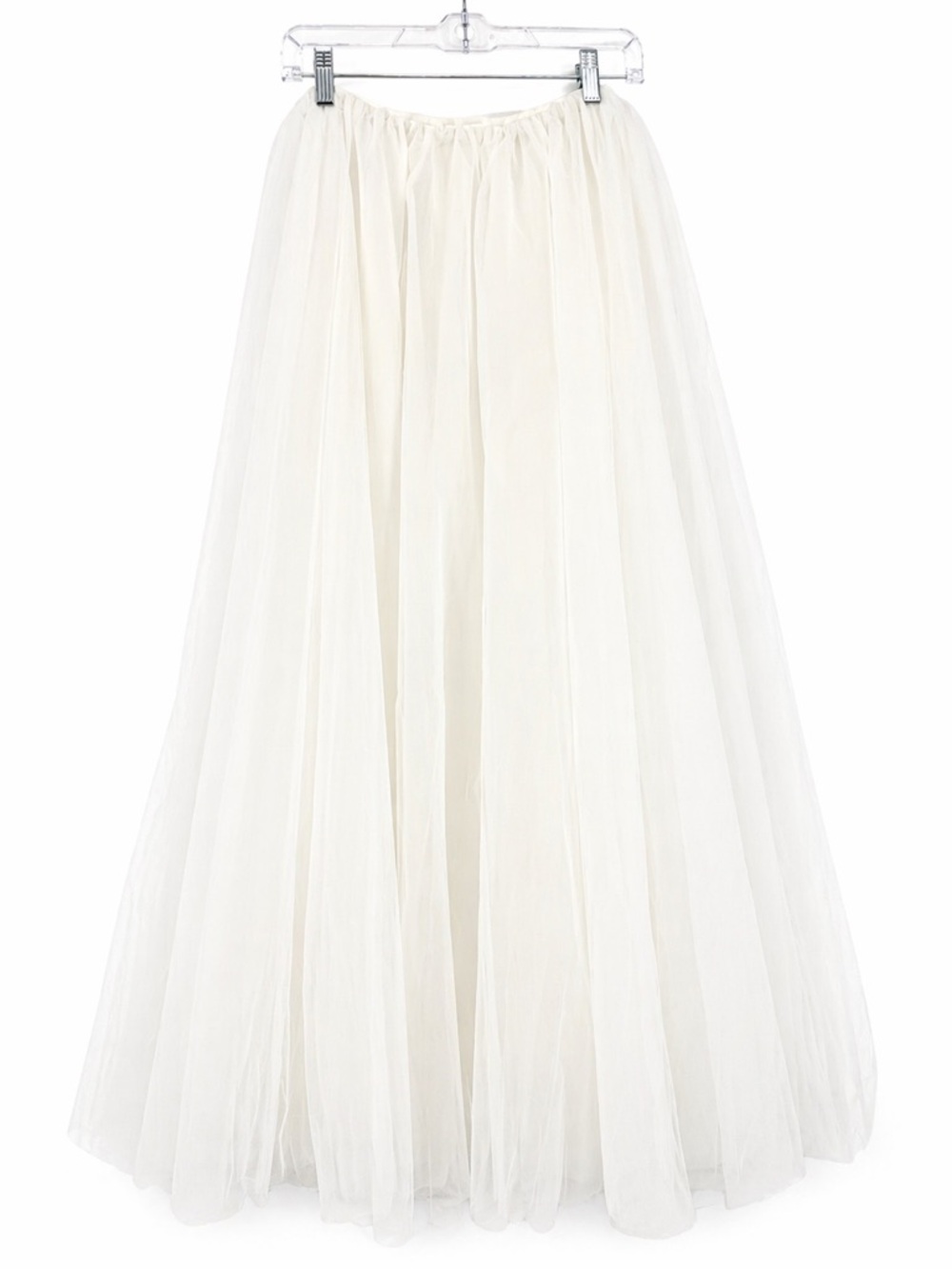 Majorelle x Bridget White Tulle Skirt Maxi Bridal Adam Skirt Revolve Size Small